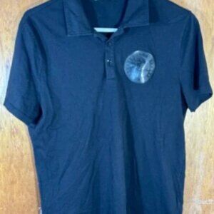 Versace Collection Big Logo Medusa Head Black Polo‎ shirt Men’s Large L